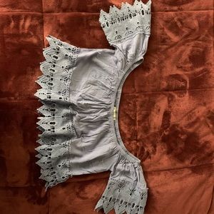 Off the shoulder crop top